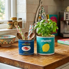 Rex London Metaldåser - Lemon/Harissa. Sæt med 2 stk